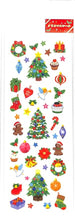 Load image into Gallery viewer, OKUYAMA 奥山 シール 冬(ふゆ) ・ クリスマスツリーオーナメント シール帳 福袋 スケジュール デコ ステッカー ダイアリー クリスマス サンタ リース ツリー シール スケジュール帳 手帳のタイムキーパー :4935786584627