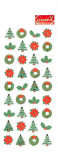 Load image into Gallery viewer, OKUYAMA 奥山 シール 冬(ふゆ) ・ クリスマス和風シールクリスマス シール帳 福袋 スケジュール デコ ステッカー ダイアリー クリスマス サンタ リース ツリー シール スケジュール帳 手帳のタイムキーパー :4935786950767