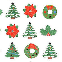 Load image into Gallery viewer, OKUYAMA 奥山 シール 冬(ふゆ) ・ クリスマス和風シールクリスマス シール帳 福袋 スケジュール デコ ステッカー ダイアリー クリスマス サンタ リース ツリー シール スケジュール帳 手帳のタイムキーパー :4935786950767