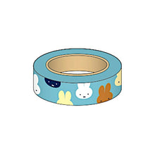 Load image into Gallery viewer, SQUARE Stickers - Miffy Transparent Masking Tape Light Blue Sticker Book Lucky Bag Round Stylish Album Decoration Heart Large Quantity Stickers Smartphone Reward Flower Cute Schedule Book Notebook Time Keeper: 4937122047216
