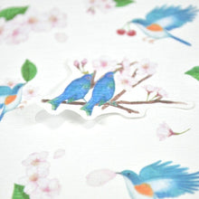 Load image into Gallery viewer, FRONTIA フロンティア シール ・ 幸せの青い鳥と桜 シール帳 福袋 丸 おしゃれ アルバム デコレーション ハート 大量 ステッカー スマホ ごほうび 花 かわいいスケジュール帳 手帳のタイムキーパー :4937630151955