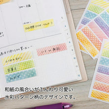 Load image into Gallery viewer, PINEBOOK パインブック 手帳小物 ・ 和紙シート ふせん スティック ブルー 付箋紙 ポストイット ふせん かわいい おしゃれ 吹き出し 小さい キャラクター メモ帳 スケジュール帳 手帳のタイムキーパー :4938325402550