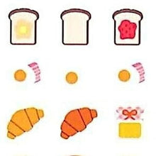 Load image into Gallery viewer, MINDWAVE MIND WAVE Seal · Breakfast Seal Book Lucky Bag Round Fashionable Album Decoration Heart Large Amount Sticker Smartphone Reward Flower Cute Schedule Book Notebook Timekeeper :4948197501558