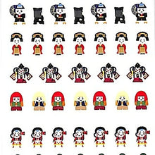 Load image into Gallery viewer, MINDWAVE Seal - Kabuki Onnagata Seal Book Lucky Bag Schedule Deco Sticker Diary Reward Flower Alphabet Schedule Book Timekeeper for Notebooks :4948197501626