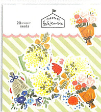 Load image into Gallery viewer, Furukawa Shiko Stickers - Paper Marche Washi Flake Stickers Flower Sticker Book Lucky Bag Round Stylish Album Decoration Heart Bulk Stickers Smartphone Reward Flower Cute Schedule Book Timekeeper :4952270231126