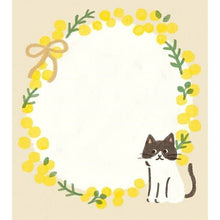 Load image into Gallery viewer, 古川紙工 手帳小物 ・ わたしびより 4designsMEMOPAD ねこ 付箋紙 ポストイット ふせん かわいい おしゃれ 吹き出し 小さい キャラクター メモ帳 スケジュール帳 手帳のタイムキーパー :4952270243877