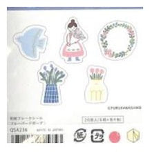 画像をギャラリービューアに読み込む, #フレークシール #和紙 フレークシール ブルーバードガーデン 女の子 花柄 パステルカラー ナチュラル かわいい ガーリー デコレーション コラージュ --- : flake seal Japanese paper flake seal bluebir : flake seal Japanese paper flak :4952270295753