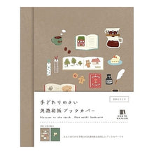 画像をギャラリービューアに読み込む, #美濃和紙ブックカバー 本と珈琲 --- : Mino washi book cover books and coffee :4952270320325