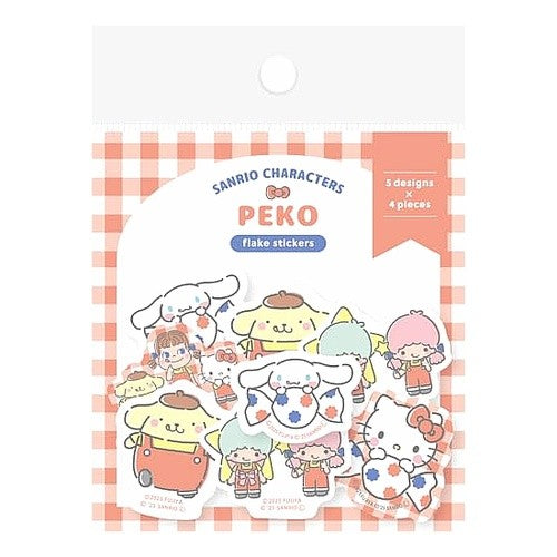 #PEKO×サンリオキャラクターズ シール チェックA 古川紙工(株) :4952270326365