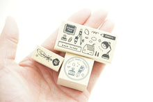 画像をギャラリービューアに読み込む, SANBY サンビー スタンプ ・ スタンプセット eric 5個セット スタンプ台 インク かわいい キャラクター 手帳 イラスト 6mm 5個 3個 ごほうびスタンプ 事務 先生 スケジュール帳 手帳のタイムキーパー :4962422072873