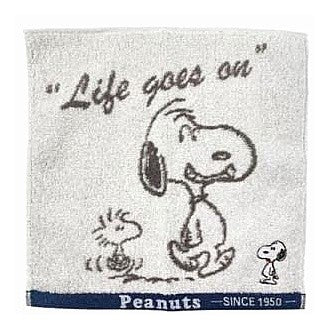 #マリモクラフト SNOOPY ミニタオル LIFE ホワイト :4979274951706