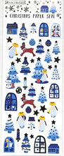 画像をギャラリービューアに読み込む, ACTIVE CORPORATION アクティブコーポレーション2 シール ・ クリスマスペーパーシール ブルー ツリー シール帳 福袋 丸 おしゃれ アルバム デコレーション ハート 大量 ステッカー スマホ ごほうび 花 かわいい スケジュール帳 手帳のタイムキーパ :4990012435814