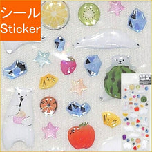 画像をギャラリービューアに読み込む, ACTIVE CORPORATION アクティブコーポレーション2 シール ・ 夏柄 シロクマ フルーツ アイス ドロップシール シール帳 福袋 丸 おしゃれ アルバム デコレーション ハート 大量 ステッカー スマホ ごほうび 花 かわいい スケジュール帳 手帳のタイムキ :4990012815395