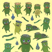 Load image into Gallery viewer, ACTIVE CORPORATION Active Corporation 2 Seal/Hologram Seal Kappa Yokai Seal Book Schedule Deco Sticker Diary Schedule Book Notebook Timekeeper: 4990012821051