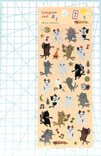 Load image into Gallery viewer, ACTIVE CORPORATION Active Corporation 2 Seals / Hologram Seals Nekomata Bakeneko Sticker Book Schedule Deco Sticker Diary Schedule Book Timekeeper for Notebooks: 4990012821068