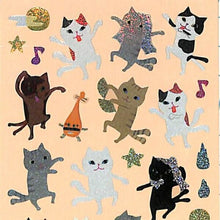 Load image into Gallery viewer, ACTIVE CORPORATION Active Corporation 2 Seals / Hologram Seals Nekomata Bakeneko Sticker Book Schedule Deco Sticker Diary Schedule Book Timekeeper for Notebooks: 4990012821068