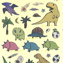 Load image into Gallery viewer, ACTIVE CORPORATION 2 Seals & Hologram Seals Ancient Creatures Dinosaurs Ammonites Seal Book Schedule Deco Stickers Diary Schedule Book Planner Time Keeper: 4990012821105