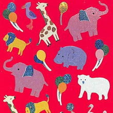 Load image into Gallery viewer, ACTIVE CORPORATION 2 Seals & Hologram Seals - Zoo Seal Book - Schedule Deco Sticker Diary - Schedule Book Time Keeper for Planners - Fun Animals: 4990012821112