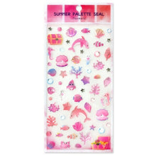 画像をギャラリービューアに読み込む, ACTIVE CORPORATION アクティブコーポレーション2 シール ・ 夏柄パレットシール ピンク 海の生き物 スケジュール帳 手帳のタイムキーパー :4990012832170