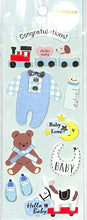 画像をギャラリービューアに読み込む, ACTIVE CORPORATION アクティブコーポレーション2 シール ・ ハンドメイドシールSR-38 ベビー 男の子 ブルー シール帳 福袋 丸 おしゃれ アルバム デコレーション ハート 大量 ステッカー スマホ ごほうび 花 かわいい スケジュール帳 手帳 :4990012850389