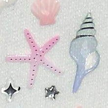 画像をギャラリービューアに読み込む, ACTIVE CORPORATION アクティブコーポレーション2 ・ ・ ナツガラドロップシールSC-389s DROP SEAL 夏 貝殻 サンゴ キラキラ ボトル スケジュール帳 手帳のタイムキーパー :4990012873890