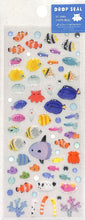 画像をギャラリービューアに読み込む, ACTIVE CORPORATION アクティブコーポレーション2 シール ・ ナツガラドロップシールSC-396s ドロップシール サマー プックリ 魚 熱帯魚 クリオネ 海 クラゲ スケジュール帳 手帳のタイムキーパー :4990012873968