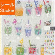 画像をギャラリービューアに読み込む, ACTIVE CORPORATION アクティブコーポレーショ2 ・夏柄ドロップシール 夏柄 サマーシール シール帳 福袋 おしゃれ アルバム デコレーション スケジュール帳 タイムキーパー ドリンク 飲み物 ジュース クリームソーダ ソーダ 果物 フルーツ :4990012874101