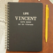 画像をギャラリービューアに読み込む, 【10%OFF・期間限定】 LIFE ライフ ノート B6 N89e VINCENT B6 黒 連絡帳 自由帳 方眼 横罫 a5 b5 b6 かわいい ノート スケジュール帳 手帳のタイムキーパー :4990168048470
