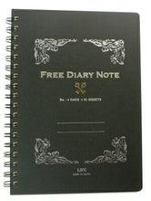 画像をギャラリービューアに読み込む, 【10%OFF】 LIFE ライフ<BR> とじ手帳 B6サイズ<BR>D1530 B6 フリーダイアリー 黒<BR>【スケジュール帳・手帳のタイムキーパー】 :4990168050503