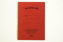 画像をギャラリービューアに読み込む, LIFE ライフ<BR> ノート <BR>N190c A5ノート 赤<BR>【楽ギフ_包装】【スケジュール帳・手帳のタイムキーパー】 :4990168050558