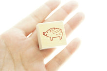 画像をギャラリービューアに読み込む, KODOMONOKAO こどものかお スタンプ ・ ワンポイントスタンプF うり坊 イノシシ スタンプ台 オーダー キャラクター かわいい 手帳 印鑑 ハンコ 年賀状 2019年 スケジュール帳 手帳のタイムキーパー :4990212004643