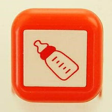 画像をギャラリービューアに読み込む, KODOMONOKAO こどものかお スタンプ ・ スケジュール浸透印 ほ乳瓶 ミルク スタンプ台 インク かわいい キャラクター 手帳 イラスト 6mm 5個 3個 ごほうびスタンプ 事務 先生 スケジュール帳 手帳のタイムキーパー :4990212005695