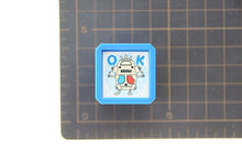 Load image into Gallery viewer, KODOMONOKAO Kaiju Step Pre-inked Stamp H - OK Joe-chan - Stamp Pad, Ink, Cute Character, Planner, Illustration, 6mm, 5 Pieces, 3 Pieces, Reward Stamp, Office, Teacher, Schedule Book, Planner Timekeeper :4990212009655