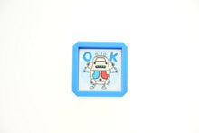 Load image into Gallery viewer, KODOMONOKAO Kaiju Step Pre-inked Stamp H - OK Joe-chan - Stamp Pad, Ink, Cute Character, Planner, Illustration, 6mm, 5 Pieces, 3 Pieces, Reward Stamp, Office, Teacher, Schedule Book, Planner Timekeeper :4990212009655