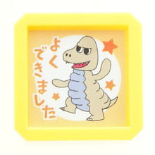 Load image into Gallery viewer, KODOMONOKAO Kaiju Step Pre-inked Stamp H - "Yoku Dekimashita" (Good Job!) - Red-chan - Stamp Pad Ink - Cute Character - Planner - Illustration - 6mm - 5 pcs - 3 pcs - Reward Stamp - Office - Teacher - Schedule Book - Planner Timekeeper :4990212009679
