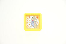 Load image into Gallery viewer, KODOMONOKAO Kaiju Step Pre-inked Stamp H - "Yoku Dekimashita" (Good Job!) - Red-chan - Stamp Pad Ink - Cute Character - Planner - Illustration - 6mm - 5 pcs - 3 pcs - Reward Stamp - Office - Teacher - Schedule Book - Planner Timekeeper :4990212009679