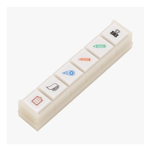 #こどものかおスタンプポチッとシックス文房具 (有)こどものかお :4990212011504