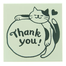 Load image into Gallery viewer, KODOMONOKAO こどものかお スタンプ ・ もりのはんこやさんC Thankyou スタンプ台 オーダー キャラクター かわいい 手帳 印鑑 ハンコ スケジュール帳 手帳のタイムキーパー :4990212017063