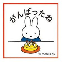 Load image into Gallery viewer, #ブルーナ #ブルーナ 浸透印 ミッフィー ガンバッタネ かわいい 子ども用 文房具 評価スタンプ (有)こどものかお :4990212018381