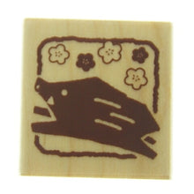 画像をギャラリービューアに読み込む, KODOMONOKAO こどものかお スタンプ ・ ニューイヤースタンプH イノシシと梅 スタンプ台 オーダー キャラクター かわいい 手帳 印鑑 ハンコ 年賀状 2019年 スケジュール帳 手帳のタイムキーパー :4990212018916