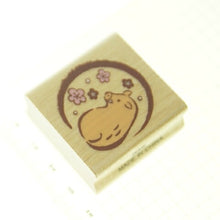 画像をギャラリービューアに読み込む, KODOMONOKAO こどものかお スタンプ ・ ニューイヤースタンプH イノシシと桜 スタンプ台 オーダー キャラクター かわいい 手帳 印鑑 ハンコ 年賀状 2019年 スケジュール帳 手帳のタイムキーパー :4990212018923