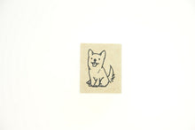 Load image into Gallery viewer, KODOMONOKAO Piccolo Stamp - Dog, Sitting - Stamp Pad, Ink, Cute Character, Planner, Illustration, 6mm, 5 pieces, 3 pieces, Reward Stamp, Office, Teacher, Schedule Book - Planner Timekeeper: 4990212024276
