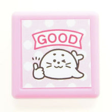 画像をギャラリービューアに読み込む, KODOMONOKAO こどものかお スタンプ ・ ミニポンスタンプ GOOD アザラシ スタンプ台 インク かわいい キャラクター 手帳 イラスト 6mm 5個 3個 ごほうびスタンプ 事務 先生 スケジュール帳 手帳のタイムキーパー :4990212037740