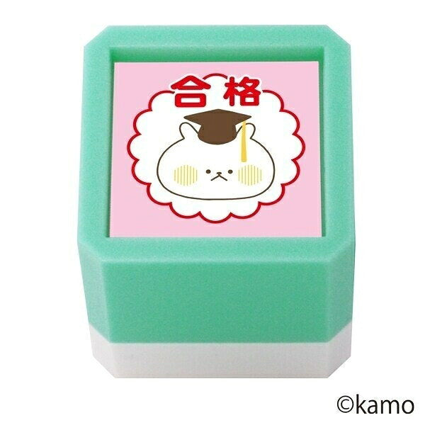 KODOMONOKAO Kodomonokao Stamp - Rabbit Mushroom Pre-inked Stamp Pass Stamp Pad Ink Cute Character Planner Illustration 6mm 5pcs 3pcs Reward Stamp Office Teacher Schedule Planner - Timekeeper for Your Planner :4990212041990