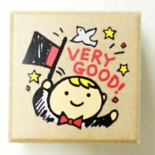 画像をギャラリービューアに読み込む, KODOMONOKAO こどものかお スタンプ ・ ティーチャースタンプE VERY GOOD ベリーグッド スタンプ台 オーダー キャラクター かわいい 手帳 印鑑 ハンコ スケジュール帳 手帳のタイムキーパー :4990212158513