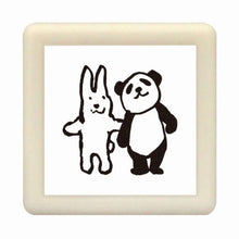 画像をギャラリービューアに読み込む, パンダの手帳はんこ