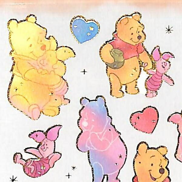 KAMIO JAPAN KAMIO JAPAN Seal - PM Tracing Seal/Winnie the Pooh Seal Book Lucky Bag Schedule Deco Sticker Diary Disney Doraemon Character Sanrio Snoopy Seal Schedule Book Notebook Timekeeper :4991277242094