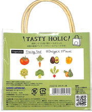 Load image into Gallery viewer, KAMIO JAPAN カミオジャパン シール ・ PMテイスティホリックシールフレーク/VEGETABLE シール帳 福袋 スケジュール デコ ステッカー ダイアリー シール 食べ物 野菜 飲み物 シール スケジュール帳 手帳のタイムキーパー :4991277256169
