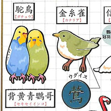 Load image into Gallery viewer, KAMIO JAPAN Seal PM Please teach me Japanese Seal/Bird and Kanji Seal Book Lucky Bag Schedule Deco Sticker Diary Japanese Kanji Flowers Food Animals Seal Schedule Book Timekeeper :4991277262498