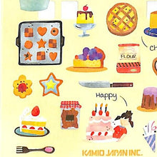 Load image into Gallery viewer, KAMIO JAPAN カミオジャパン シール ・ PMルームポートレイトシール/CAKEMAKING&SWEETS シール帳 福袋 スケジュール デコ ステッカー ダイアリー 旅行 メルヘン パン お菓子 スケジュール帳 手帳のタイムキーパー :4991277279946